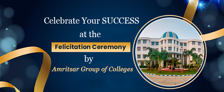 Celebrate Your Success at Amritsar Group of Colleges!