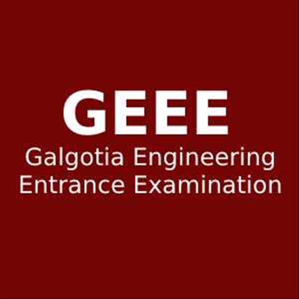 GEEE | Galogotia Engineering Entrance Examination